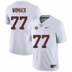 NCAA Men's Alabama Crimson Tide #77 Matt Womack Stitched College Nike Authentic White Football Jersey AF17C74JD